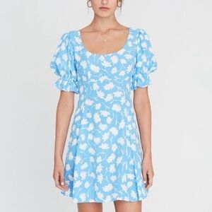 Faithfull the Brand La Barben Mini Dress in Leyla Floral